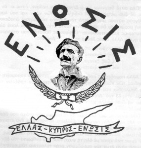 "enosis" - the movement for the reunification of the Greek people with their historical homeland
