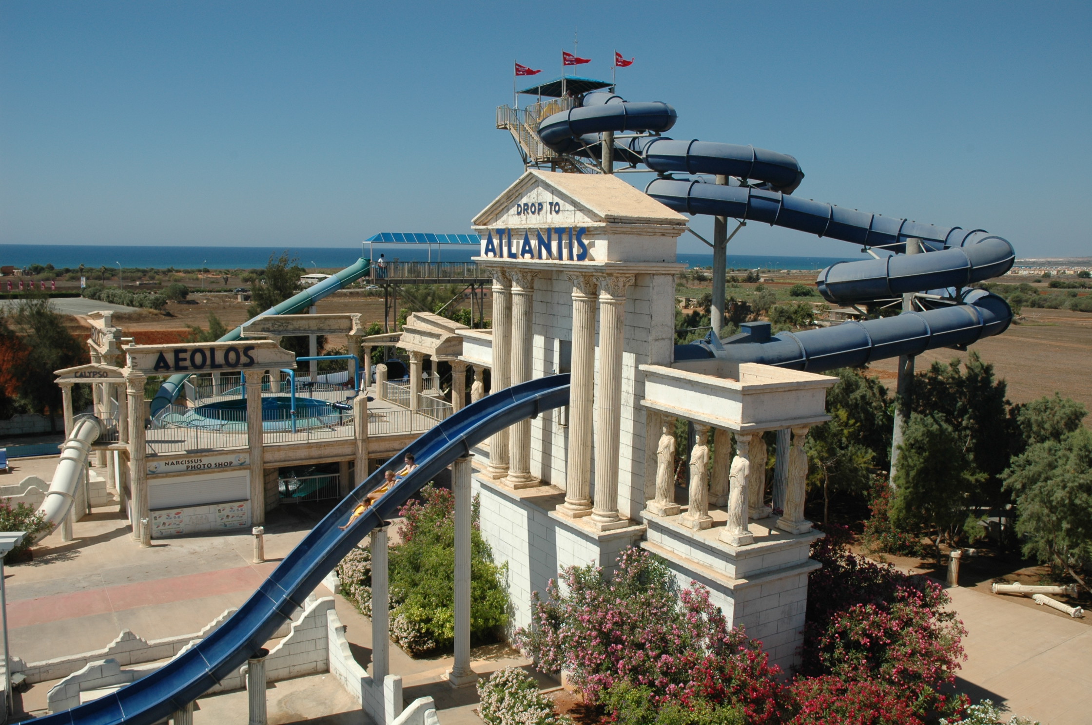 The water park in Ayia Napa