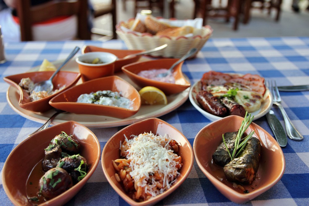 traditional Cypriot Meze dishes