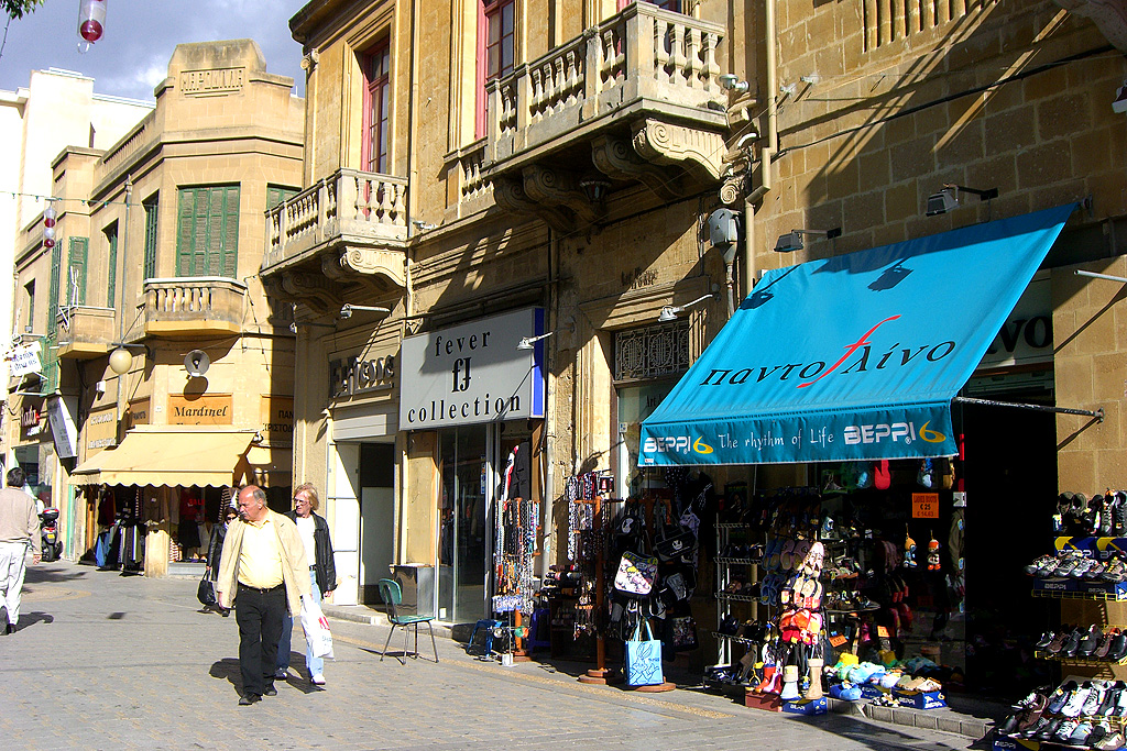 a souvenir shop in Nicosia