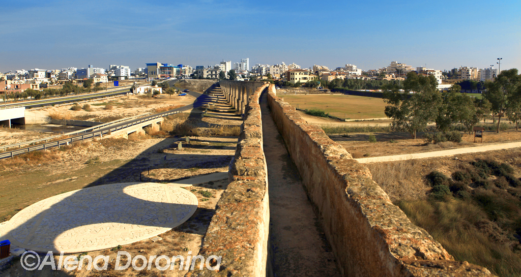 the Ancient Aqueduct in Larnaca
