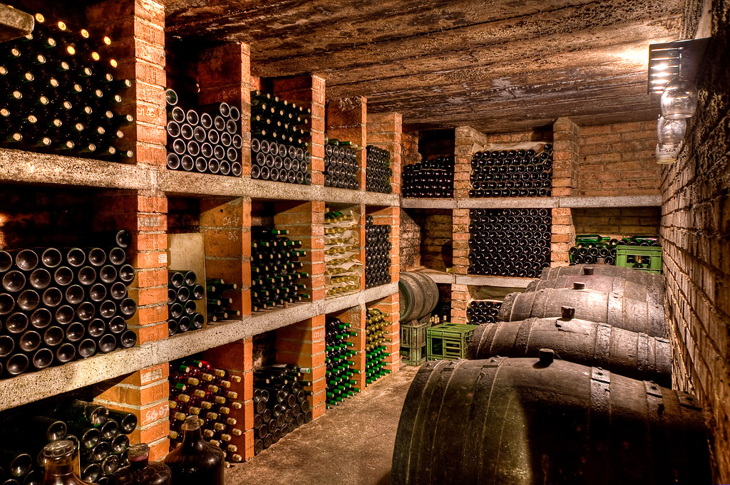 a Cypriot wine cellar