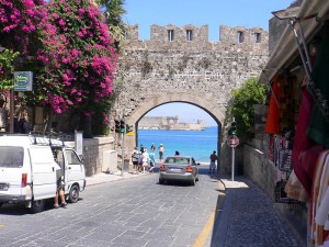 the ancient city of Rhodes