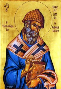 the icon of Saint Spiridon
