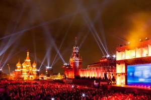Рок концерт на Красной площади