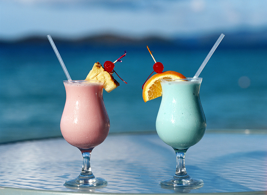 Enjoy your cocktail by the beach