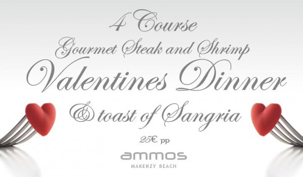 Романтический гурмэ ужин в Ammos