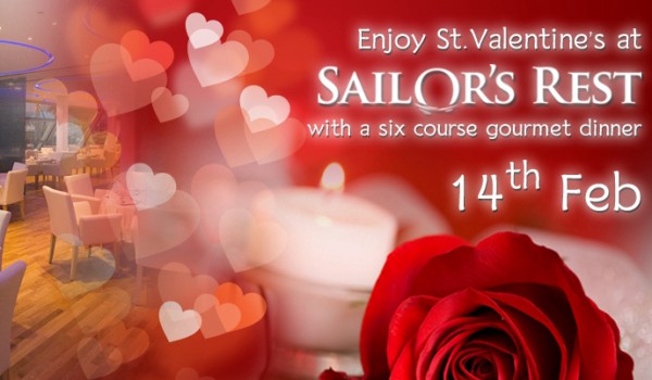 Ужин в день святого Валентина в Sailor’s Rest