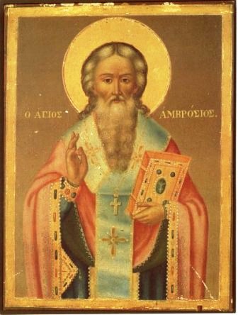 Икона святого Амбросиос