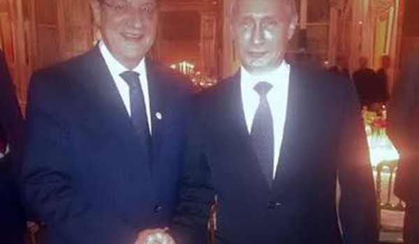 Встреча Путина и Анастасиадиса состоялась