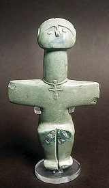 Cruciform figurine, Chalcolithic period, 3000 BC