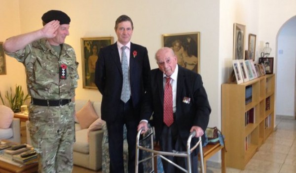 Верховный комиссар Великобритании выразил благодарность кипрскому ветерану