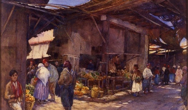 Рынок 1900 года в Никосии