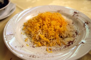 Рис в персидском ресторане Ilia